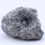 Natural gray rough diamond loose uncut crystal with raw texture