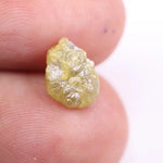 2.46 Ct Natural Yellow Rough Diamond Raw Uncut Loose Earth Mined Rustic Diamond for Jewelry