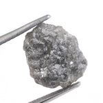 grey color rough diamond and grey diamond gemstone