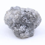 Uncut gray diamond rough, natural raw diamond stone for unique engagement ring design