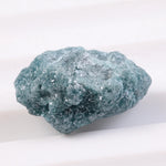 raw diamond identification and rough diamond crystal before cutting process blue rough diamond