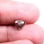 1.40 Ct natural coffin shape brown diamond, natural coffin cut diamond, brown diamonds natural, natural diamond clarity chart.