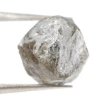 grey color diamond rough and hand cut diamonds