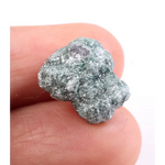 Blue rough diamond in natural uncut form featuring irregular diamond structure and raw texture. This loose diamond stone is ideal for fine jewelry designers, gemstone collectors, and those searching for natural diamond material for unique ring creations.