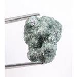 Blue rough diamond in natural uncut form featuring irregular diamond structure and raw texture. This loose diamond stone is ideal for fine jewelry designers, gemstone collectors, and those searching for natural diamond material for unique ring creations.
