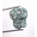 Blue rough diamond in natural uncut form featuring irregular diamond structure and raw texture. This loose diamond stone is ideal for fine jewelry designers, gemstone collectors, and those searching for natural diamond material for unique ring creations.
