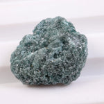 raw uncut diamond ring with rough blue diamond crystal texture natural rough diamond
