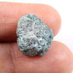 raw uncut diamond ring with rough blue diamond crystal texture natural rough diamond