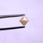 0.93 Ct kite shape salt and pepper natural loose diamond for engagement ring and luxury jewelry