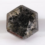 Natural 1.50 carat hexagon cut black diamond loose gemstone antique style for jewelry making