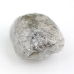 grey color loose natural rough diamond and 5.05 carat man made diamond