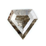 0.99 Ct brown grey kite cut natural diamond with soft tones and bold shape for modern luxury jewelry