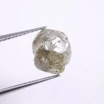 2.48 ct natural grey rough diamond uncut raw rustic diamond for jewelry making.
