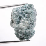 unpolished natural diamond and rough diamond stone before cutting process blue rough diamond