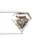 0.99 Ct brown grey kite cut natural diamond with soft tones and bold shape for modern luxury jewelry
