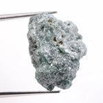 unpolished natural diamond and rough diamond stone before cutting process blue rough diamond