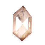 0.96 Ct Brown Hexagon Cut lab grown diamond loose stone with classic brilliant shine