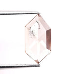 0.96 Ct Brown Hexagon Cut lab grown diamond loose stone with classic brilliant shine
