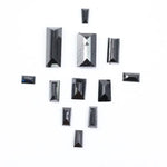 natural black diamond baguette cut loose raw diamond offering diamods for black diamond engagement ring in