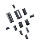 natural black diamond baguette cut loose raw diamond offering diamods for black diamond engagement ring in