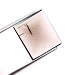 2.01 Ct brown square lab created diamond with clean brilliant facets loose stone
