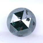 1.13 Ct Deep Blue Round Natural Diamond – Rare Rose Cut Diamond for Custom Jewelry