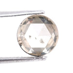 1.35 Ct round cut white lab grown diamond loose stone with brilliant round facets and bright sparkle