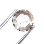 1.35 Ct round cut white lab grown diamond loose stone with brilliant round facets and bright sparkle