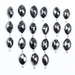 Natural black diamond marquise cut diamond for black engagement rings, raw diamonds, loose diamond, diamond naturals