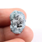 raw diamond wedding band with raw natural diamond crystal design blue rough diamond