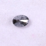1.00 Ct oval cut grey salt and pepper natural loose diamond Use For Jewerlly.