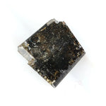 0.95 Ct kite cut black grey natural diamond with soft smoky tones and subtle sparkle for elegant jewelry