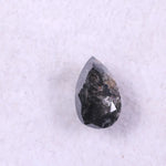 1.08 Ct Pear Cut Diamond Natural Black Diamond Pear shape diamonds, raw natural diamond.