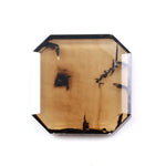 elegant 1.83 Ct brown and Black Emerald cut lab grown diamond with modern geometric brilliance