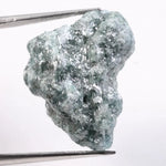 blue raw diamond crystal with natural uncut gemstone appearance natural rough diamond