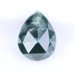 1.04 Ct blue pear shape diamond loose stone with elegant teardrop cut and rich fancy blue color for custom engagement ring or fine jewelry