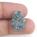 blue color how to identify a rough diamond from its natural form