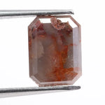 Natural diamond in raw and polished form displaying true earth-mined characteristics. This diamond highlights natural inclusions, clarity variations
