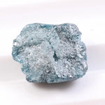 uncut diamond engagement ring with large rough diamond crystal design blue rough diamond