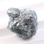 uncut rough diamond with rough blue diamond and transparent crystal look natural rough diamond