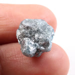 uncut rough diamond with rough blue diamond and transparent crystal look natural rough diamond
