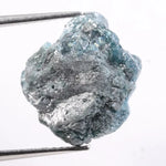 uncut rough diamond with rough blue diamond and transparent crystal look natural rough diamond