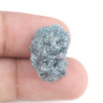 blue color rough raw diamonds for unique jewelry