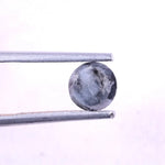 0.66 Ct natural grey round diamond rustic loose diamond for custom jewelry