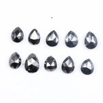 Wholesale Natural Black Pear Cut Diamond, diamond, what is a black diamond, diamond ring, how to tell if a diamond is real, rough stones,