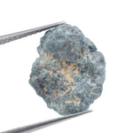 blue color uncut diamond raw natural look