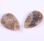 1.35 Ct Pear Cut Diamond Pair Brown Coloed Diamond Pair Use For Jewerly Unique Diamond Salt And Pepper Diamond