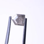 0.57 Ct bullet cut fancy gray natural loose diamond antique rose cut diamond for pendant, ring, or gift