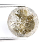 4.75Ct Natural Loose Yellowish-Grey Colored Diamond Round Brilliant Cut Diamond For Custom Jewelry Making Shiny