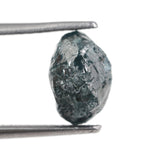 blue color raw stone rings raw rough gemstones
